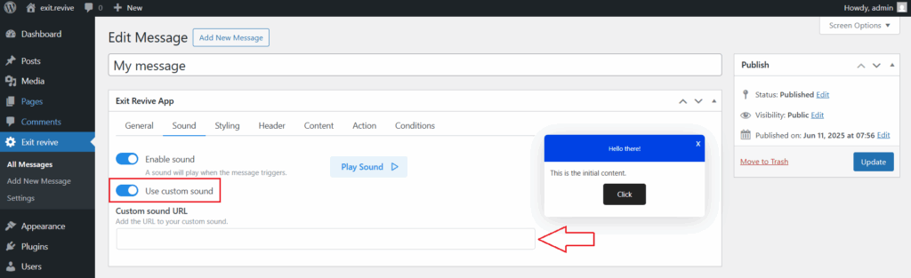 Sound Options Explained