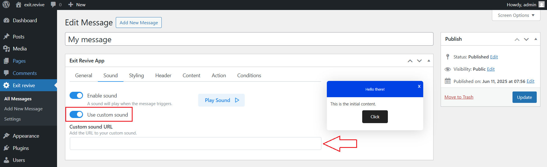 Sound Options Explained